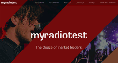 Desktop Screenshot of myradiotest.com
