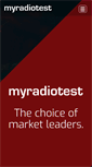 Mobile Screenshot of myradiotest.com